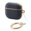 Elecom AVA-AP06PLMBU AirPods Case 4th Generation Active Noise Cancelling Soft