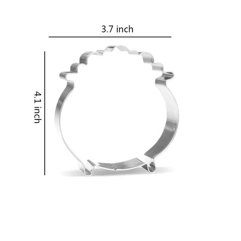 Cortadores de galletas de acero inoxidable para el día de