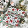 Hjvvr Christmas Tissue Paper 20sheets,Red Green Floral Wrapping Tissue Paper,Xmas