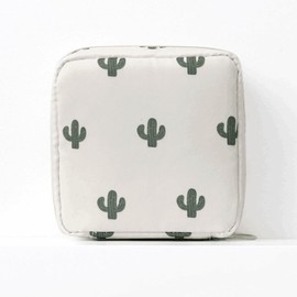 Bolsa de almacenamiento de toallas sanitarias portátil con 4 piezas, contenedor para artículos personales y lápices labiales, diseño práctico para viajes y uso diario