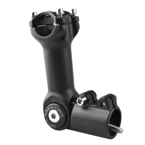 Azarxis Bike Stem Adjustable 0-90 Degree 25.4 31.8mm Bicycle Handlebar
