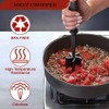 Poemtian Meat Chopper, 5 Curved Blades Meat Chopper Hamburger Chopper