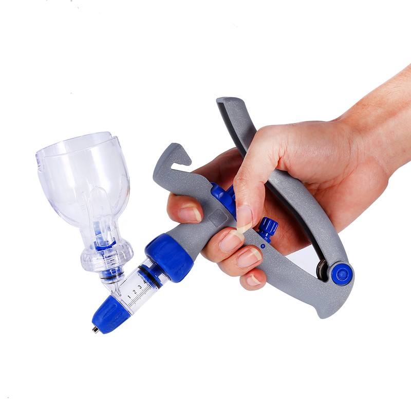 5ml Veterinary Injector Automatic Self Refill Syringe for Livestock Cattle