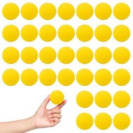 Pack of 30 Sponge Balls, Yellow, 4.5 cm Super Soft Sponge Balls, Magic Sponge Balls, Yellow Foam Balls, Magic Small Soft Sponge Ball, Yellow Small Sponge Balls, Magic Trick Props, Cat Balls
