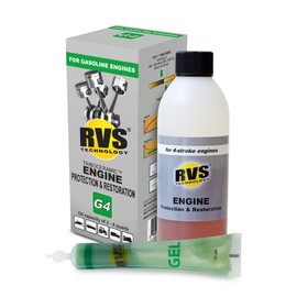 RVS Technology G4 Engine Oil Treatment, for Gasoline Engines with a Motor Oil Capacity up to 4 quarts; Save Fuel, Boost Power and Safely Restore and Protect Your Car, Truck, and All Other Engines