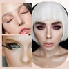 JIYIN 100 Pcs Eyeshadow Applicators, Disposable Eye Shadow Applicators, Mini