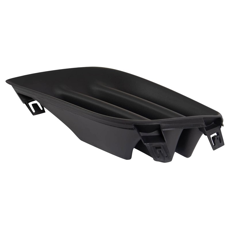 TRQ Front Right Fog Light Hole Cover Black Passenger Side