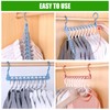 SLMT Magic Hangers 10 Pack Space Saving Closet Organizers College