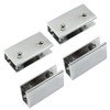 Bivethoi 4 Pcs Glass Shelf Bracket Adjustable Shower Brackets,Heavy Duty