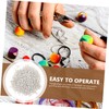 CHILDWEET Set of 4mm Ceramic Triangle Abrasive for Jewelry Polishing
