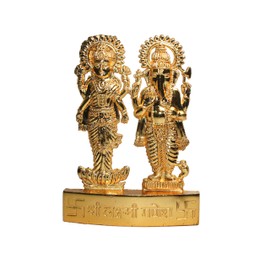 IndianStore4All Laxmi Ganesha Energized Statue (Idol) - Lakshmi Ganesh Murti