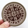 Saint Benedict Medal Patch, Velcro (Velcro/Velcro) Detachable Military Airsoft Embroidered