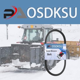PAOSDKSUI 37X120MA Auger Drive Belt for Stens 266-031 Murray MT37x120MA 2000-2004 Craftsman 24" and 26" Stens 266-031 Snowblowers