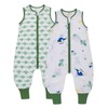 LAT Pack of 2 Baby Sleeping Bags with Feet, 0.5