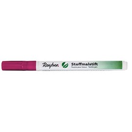 RAYHER 3823588 Fabric Fine Tip Fibre Colouring Pens – Fuchsia