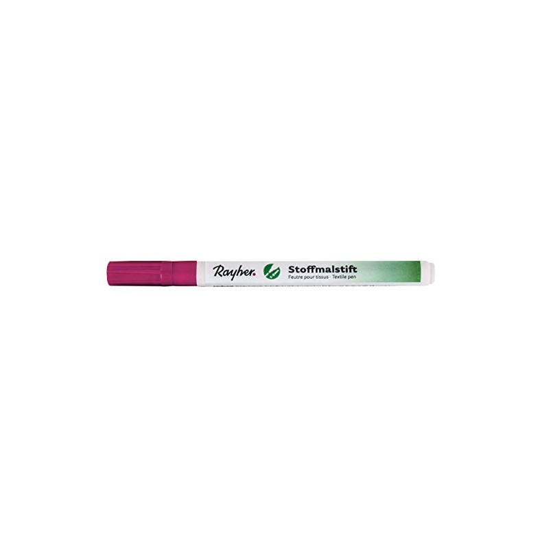 RAYHER 3823588 Fabric Fine Tip Fibre Colouring Pens – Fuchsia