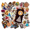 100 Pcs Buddhist Buddha Stickers Waterproof Waterproof Stickers Assorted Car