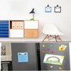 Clipboard Mini Size 2pcs Black + Blue Binder Clip Pocket