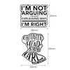 CHROMACRAFT 2pcs English Brooches Brooches Creative Style Women Brooches Interesting