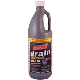 Awesome 216 Concentrate Drain Opener, 32 oz, Clear, Liquid