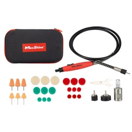 Maxshine Professional Mini Polisher (MN01) with 5/8" Adaptor - Polishing Car Headlamp, Brake Light, Grease Remover - Auto Detailing Tool, Buffer, Paint Protection, Swirl, Scratch Repair, Glossy, Shine