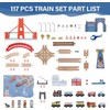 BRIO 117Pcs Wooden Train Tracks Lot Railway Pieces Set Play