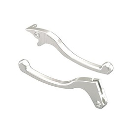 Kitaco 525-1818200 Short Reach Lever, GROM, CBR250R/CB250F, Left and Right Set, Silver