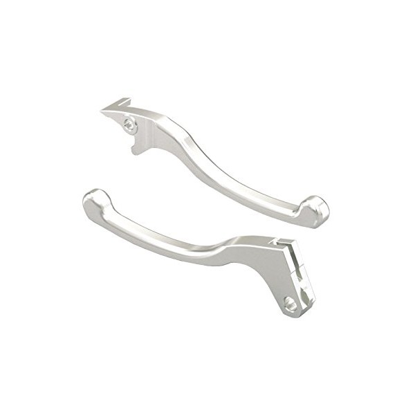 Kitaco 525-1818200 Short Reach Lever, GROM, CBR250R/CB250F, Left and Right Set, Silver