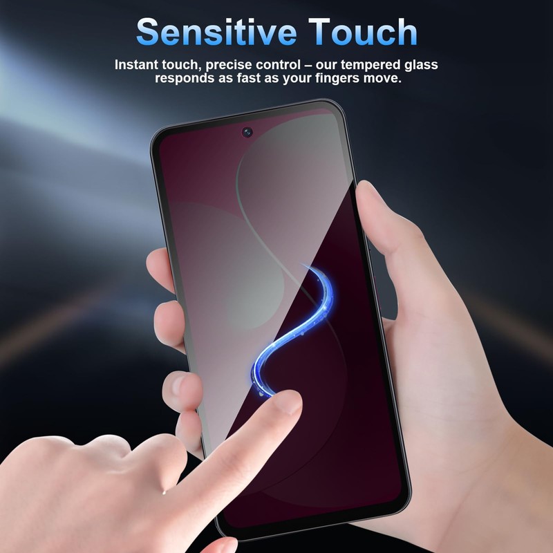 Lolyoo 2 Pack Privacy Screen Protector for T-mobile Revvl 8