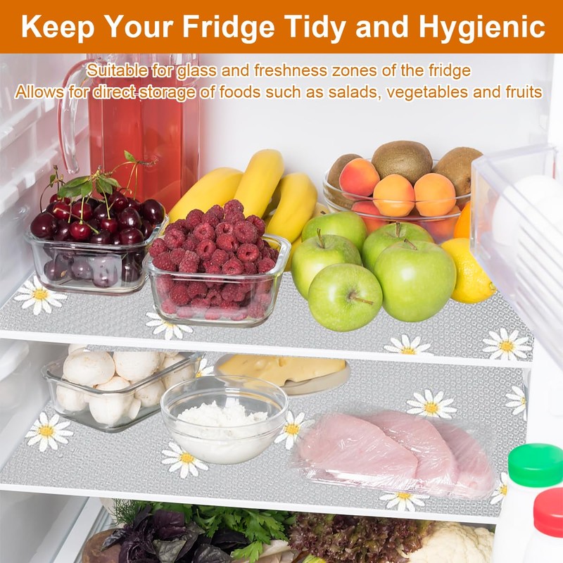 10 Pcs Refrigerator Mats, 30×40cm Fridge Liners, Refrigerator Liners Pad,