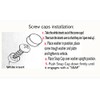 Stainless Steel License Plate Frame Self-Tapping Screws Fasteners ((4X) M5x16,