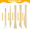 IKOPFLN 5 Piece Ceramic Sculptor Tools Clay Modelling Tools Clay