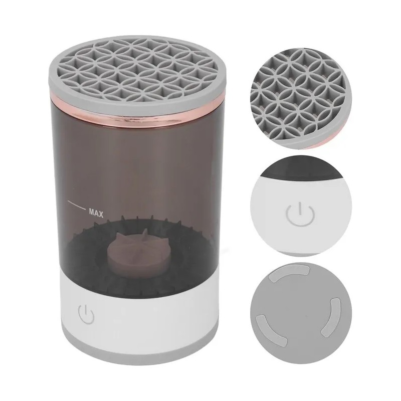 Limpiador Eléctrico Automático De Brochas De Maquillaje