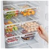 SNSLXH 2 Pack Refrigerator Drawer Organizer, Pull Out Shelf Storage