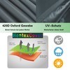 HENTEX Parasol Protective Cover, with Foldable Fibreglass Rod, Cantilever Parasol,