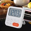Kitchen Timer, 3-Speed Adjustable Study Timer, LCD for Living Room,