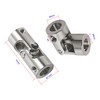 Ohamtes 4Pcs Shaft Diameter 6mm - 6mm Universal Coupling Rotatable