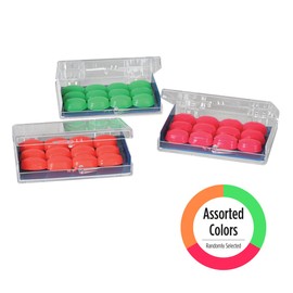Flents Protechs Seal-Rite Silicone Moldable Ear Plugs for Pool, Ocean, Water, Sports, Color May Vary - Neon Pink, Green, and Orange, 6 Pairs, BPA Free