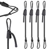 UrbanPulse Rubber Bands with Hooks, Adjustable, Carabiner Hook, Rubber Band,