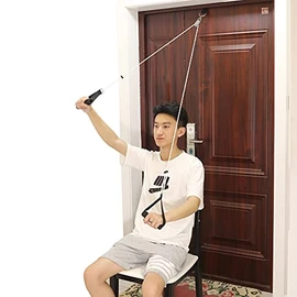 Fanwer Shoulder Pulley, Over the Door Pulley System for Shoulder Rehab, Shoulder Exercise Pulley for Physical Therapy, Assisting Rotator Cuff Recovery, Increase Flexibility Stretching, Range of Motio
