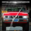 Unbranded Pair 7x6'' 5x7 LED Headlights Hi-Lo w/DRL fit Toyota