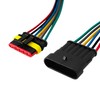 LanHong 6 Pin Way 16 AWG Car Waterproof Electrical Connector