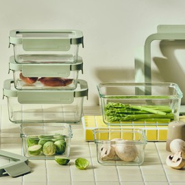 Glasslock Essentials Container Rectangle 900ml