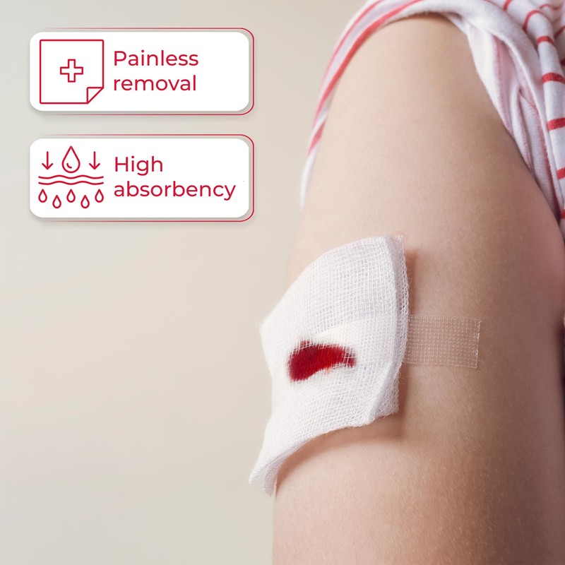 Ever Ready First Aid Sterile Gauze Pads, 2x2, 100/box