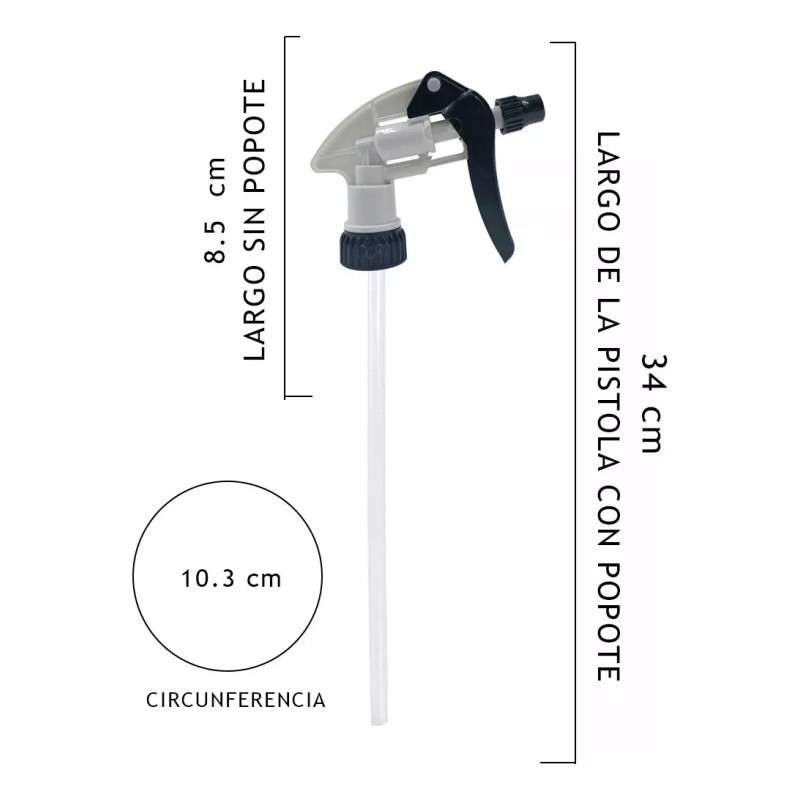 Xena Atomizador Indutrial Canyon Rosca 28/400 Colores X 100 Pz!
