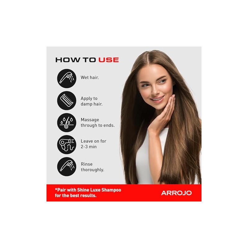 ARROJO Shine Luxe Conditioner, 33.8 Fl Oz