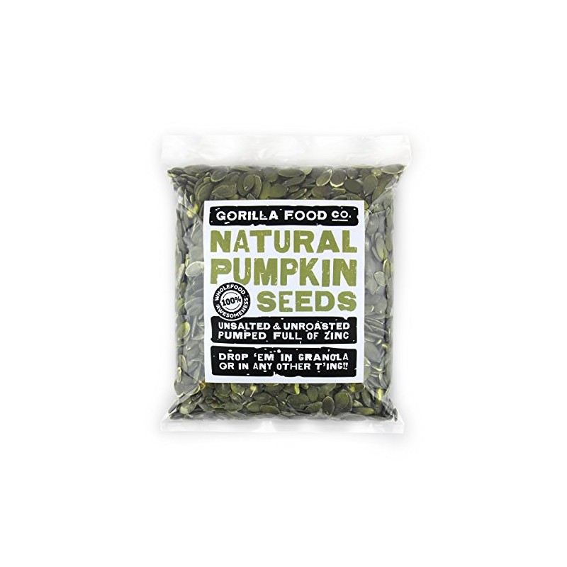 Gorilla Food Co. Natural Pumpkin Seeds - 200g
