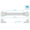 Good Connections RJ45 Ethernet LAN door/window feed-through, extremely flat, RJ45