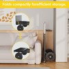 Hand Trucks Heavy Duty, Dolly Cart with Wheels 600LB Capacity,
