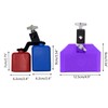 Jiayouy 2Pcs Percussion Jam Block with Cowbell Mount Holder Include